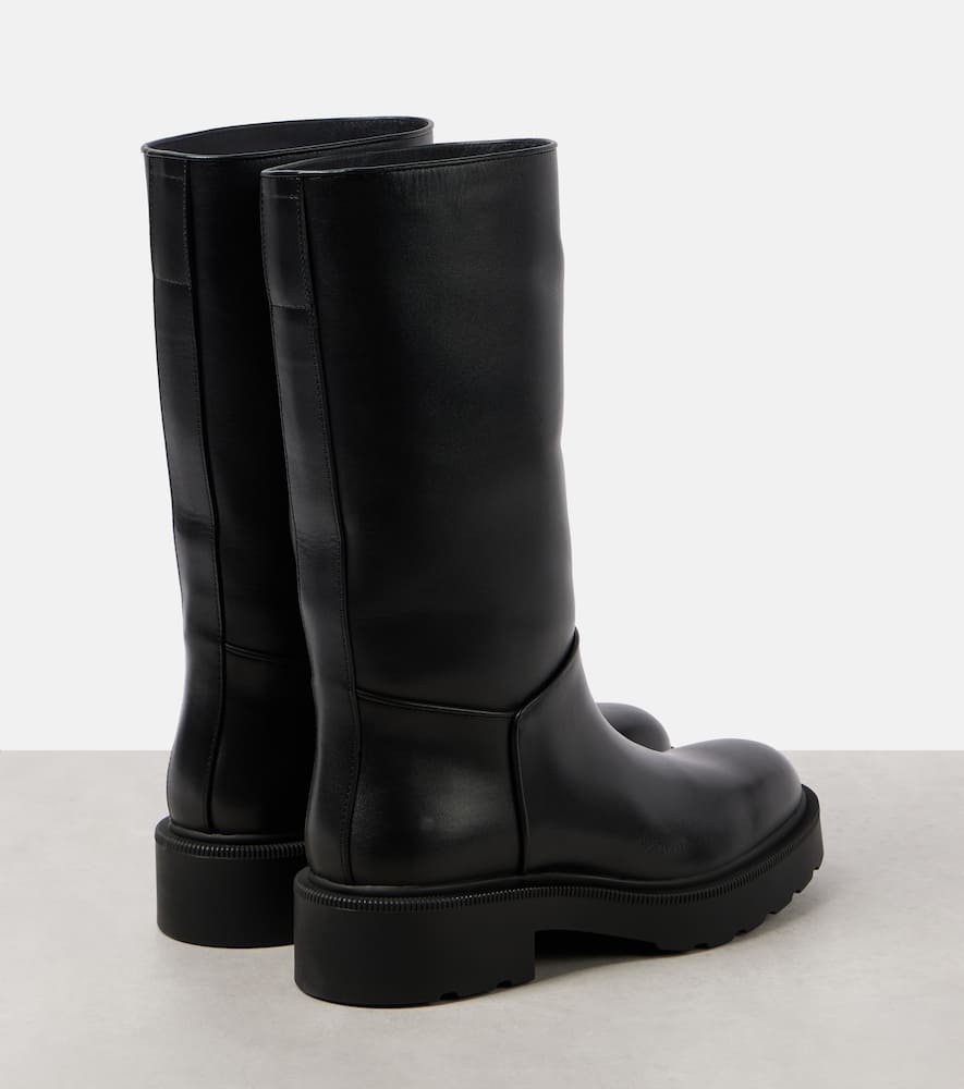 The Row Nobilis Knee-high Boots - Women's - Calf Leather In Black