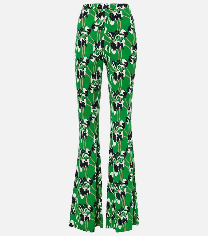 Brooklyn printed flared pants