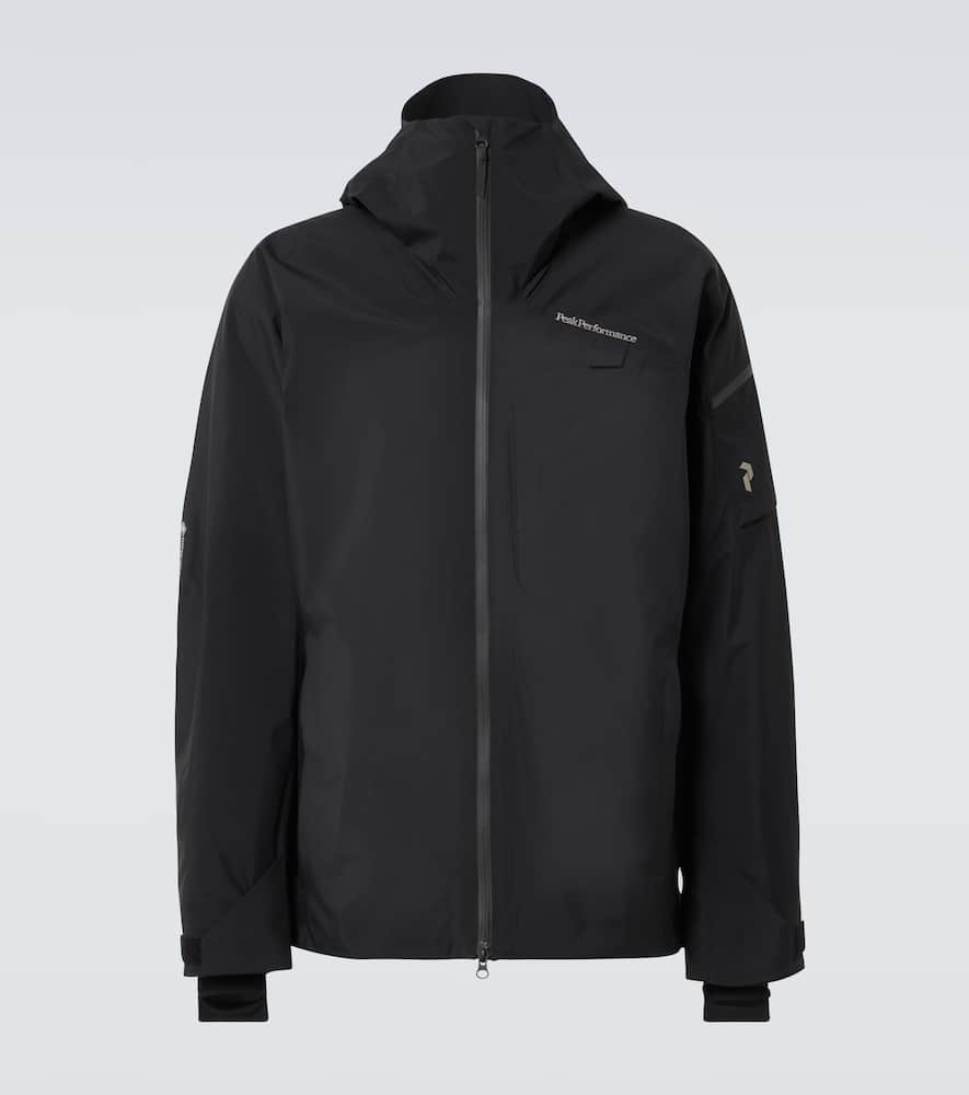 Peak Performance Alpine Gore-tex 2l Ski Jacket In Black