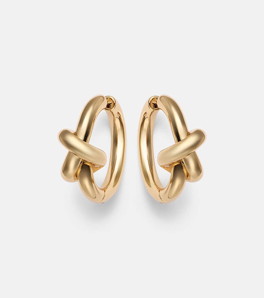 10kt gold hoop earrings