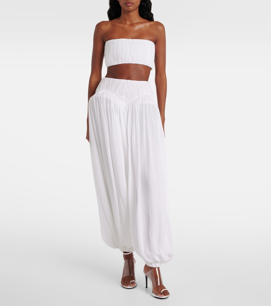  Alaia Alaã¯a Plexi 90 Leather & Pu Sandals 
