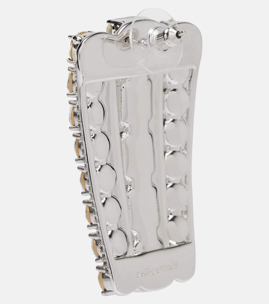 Self-portrait Crystal-embellished Drop Earrings