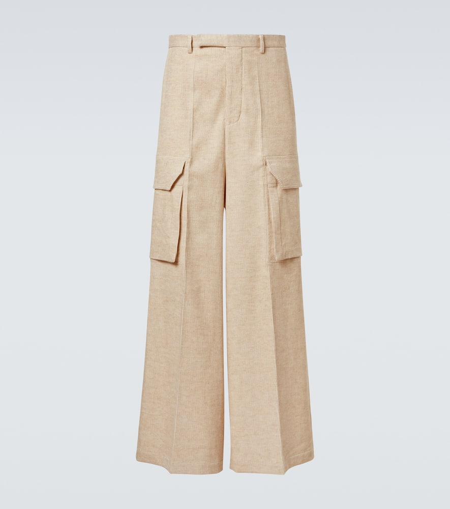 Rick Owens Off-white Concordians Firbanks Cargo Pants In Brown
