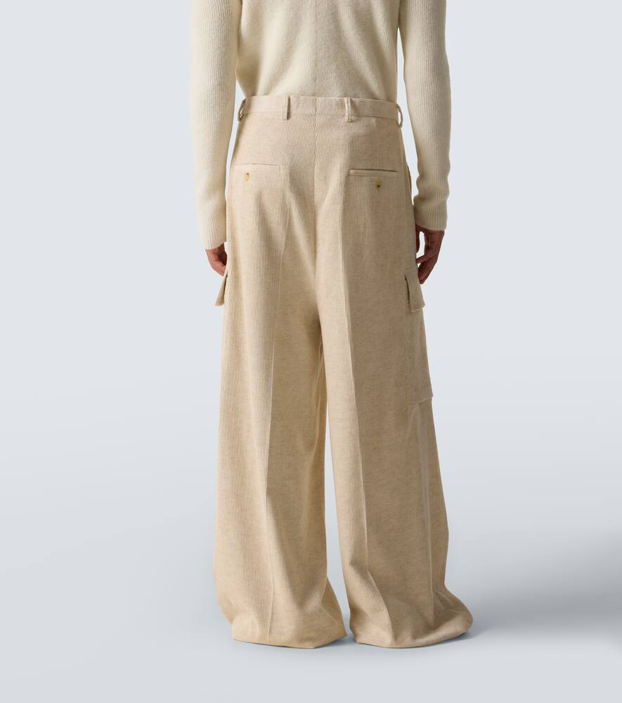 Rick Owens Off-white Concordians Firbanks Cargo Pants In Brown