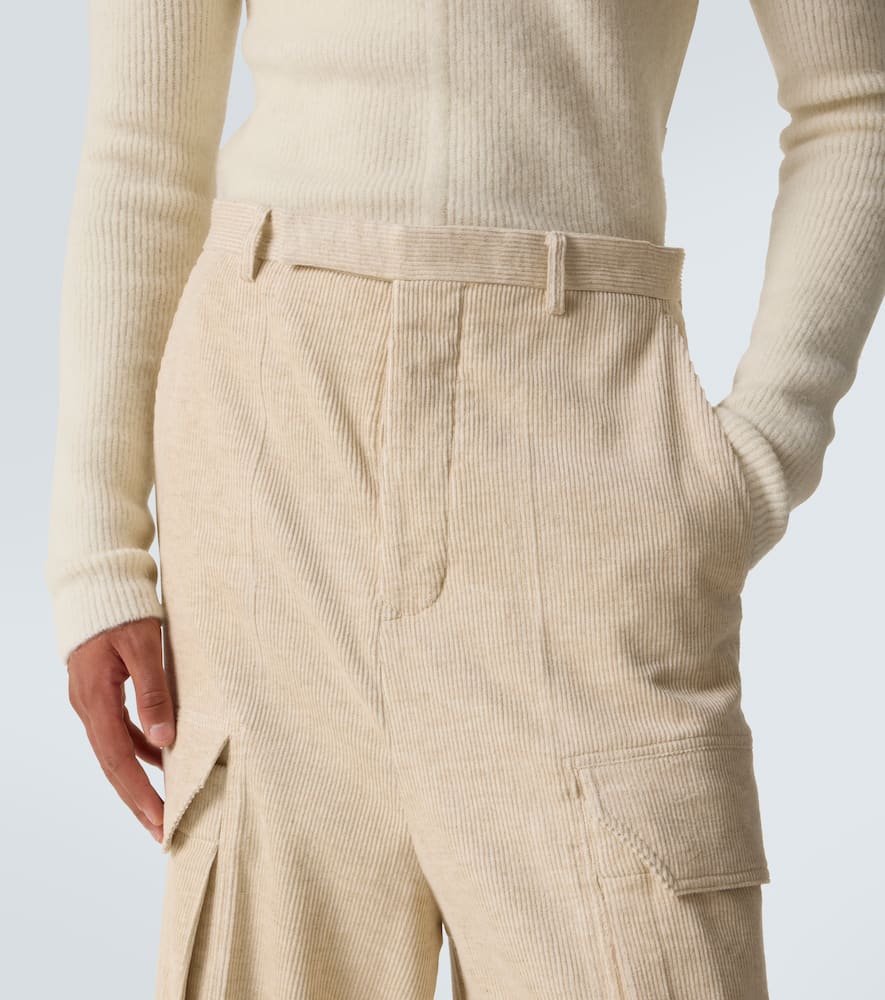 Rick Owens Off-white Concordians Firbanks Cargo Pants In Brown