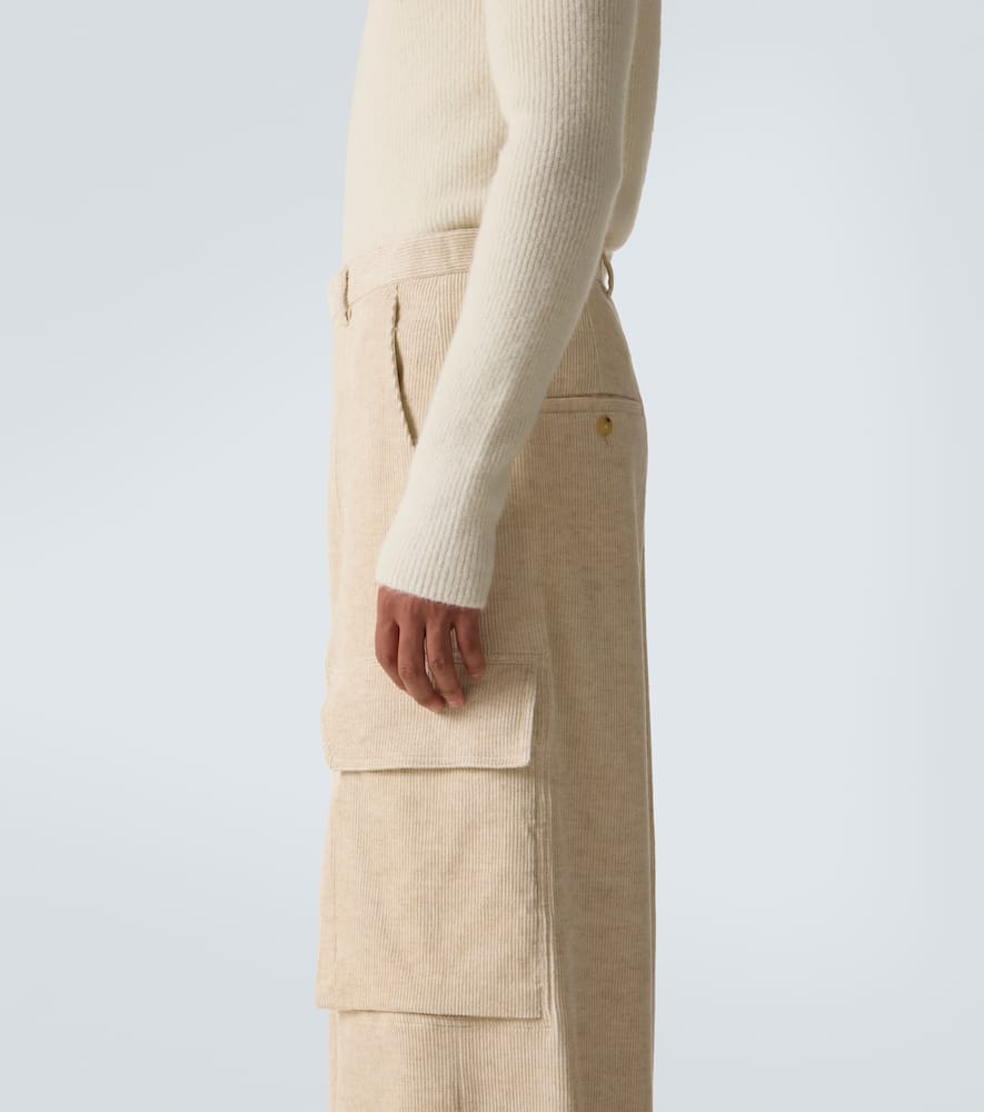 Rick Owens Off-white Concordians Firbanks Cargo Pants In Brown