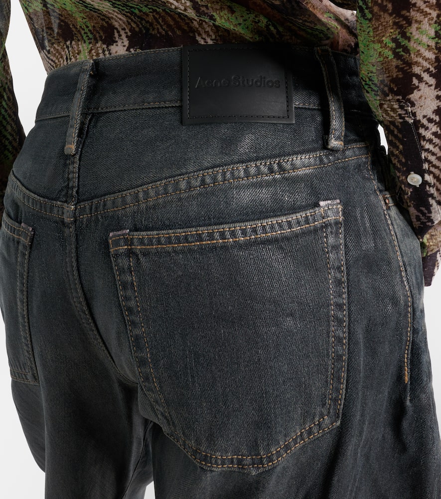Acne Studios 2006f Distressed Wide-leg Jeans In Blue