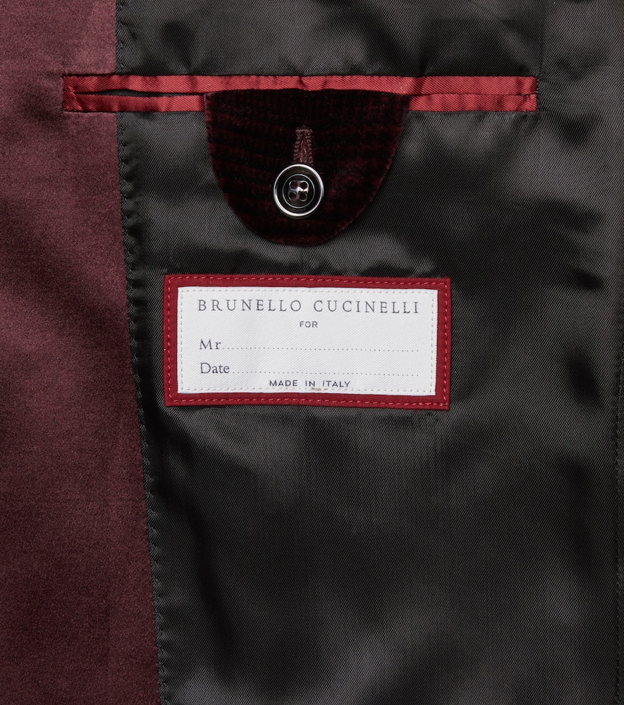  Brunello Cucinelli Brunello Cucinelli Blazer Aus Baumwollsamt 