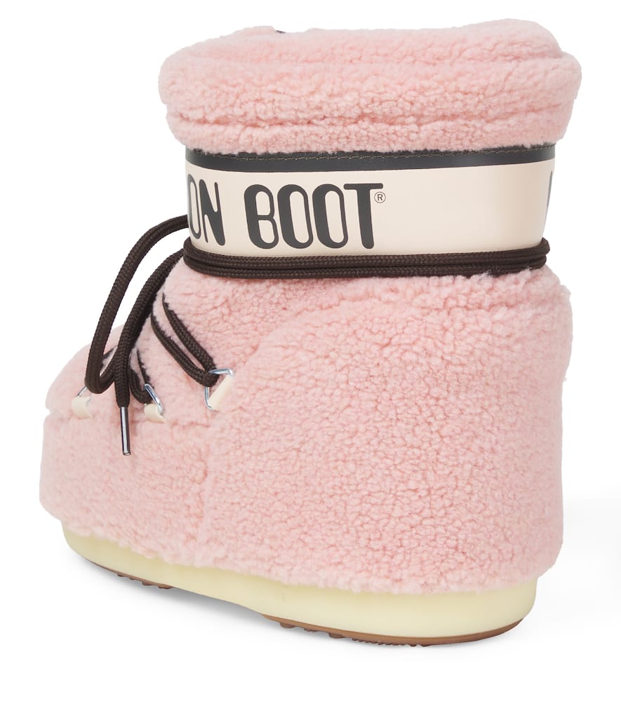 Moon Boot Icon Ankle Boots In Pink