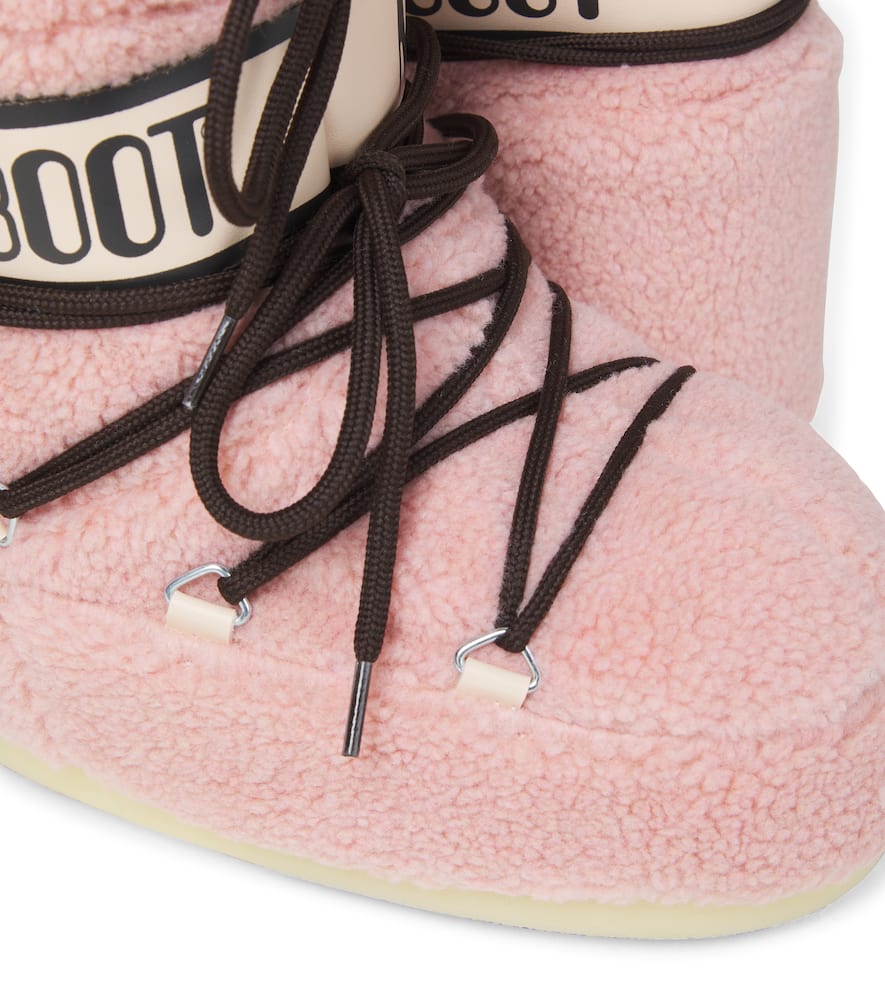 Moon Boot Icon Ankle Boots In Pink