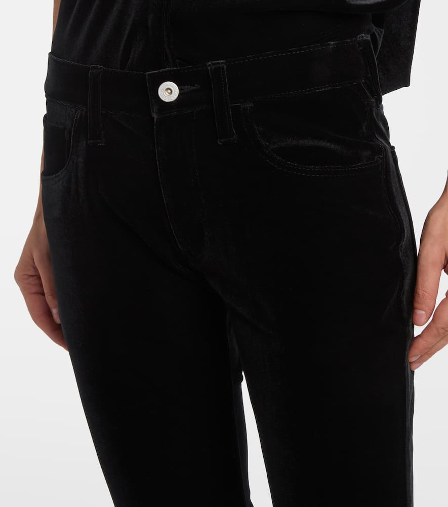 Junya Watanabe High-rise Straight Pants In Black