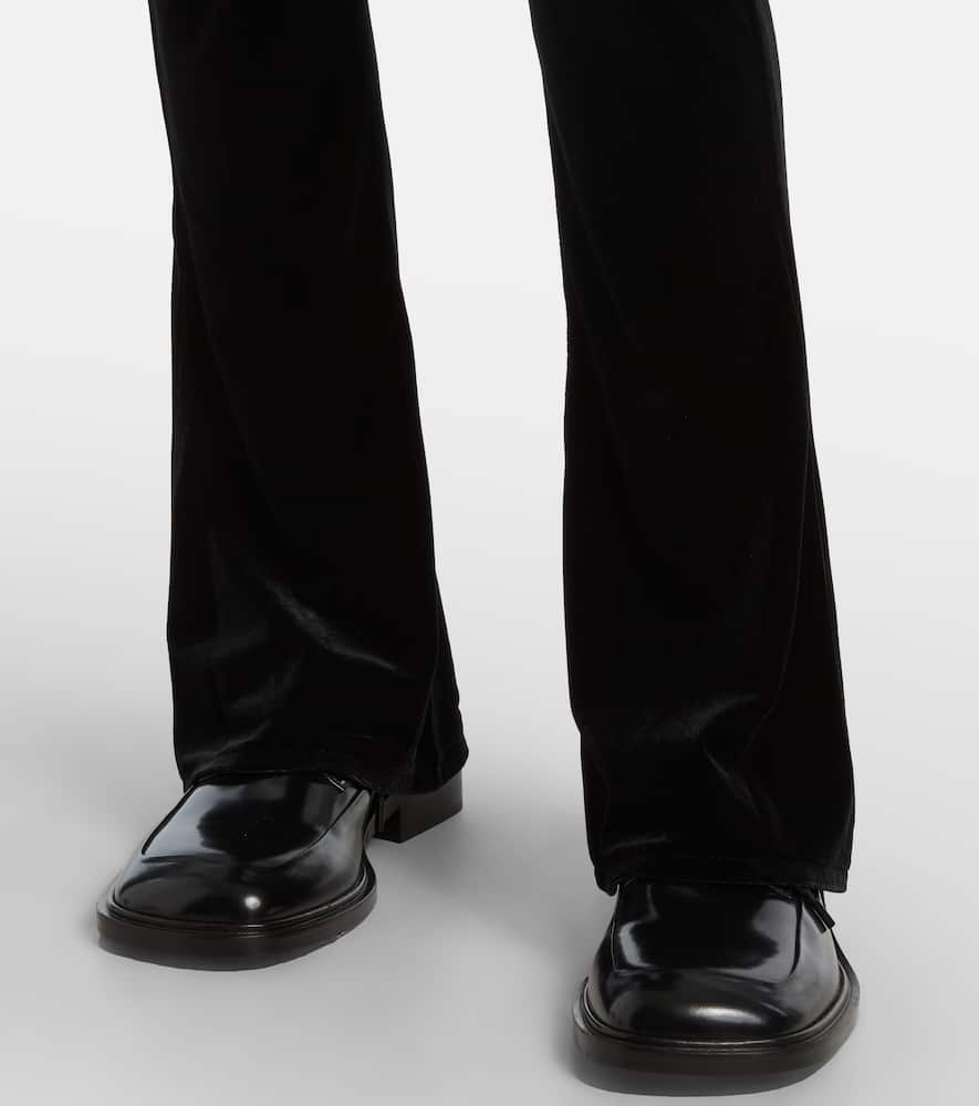Junya Watanabe High-rise Straight Pants In Black