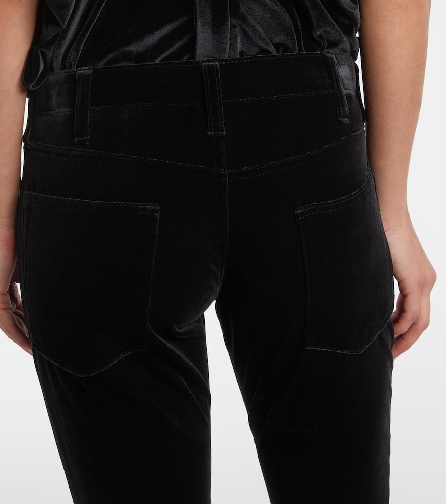 Junya Watanabe High-rise Straight Pants In Black