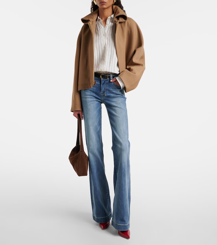 7 For All Mankind Soho Boot Cut Jeans In Blue