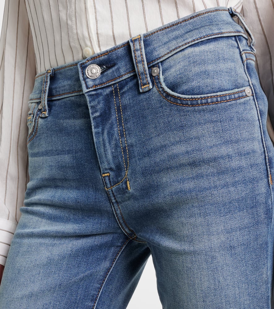 7 For All Mankind Soho Boot Cut Jeans In Blue