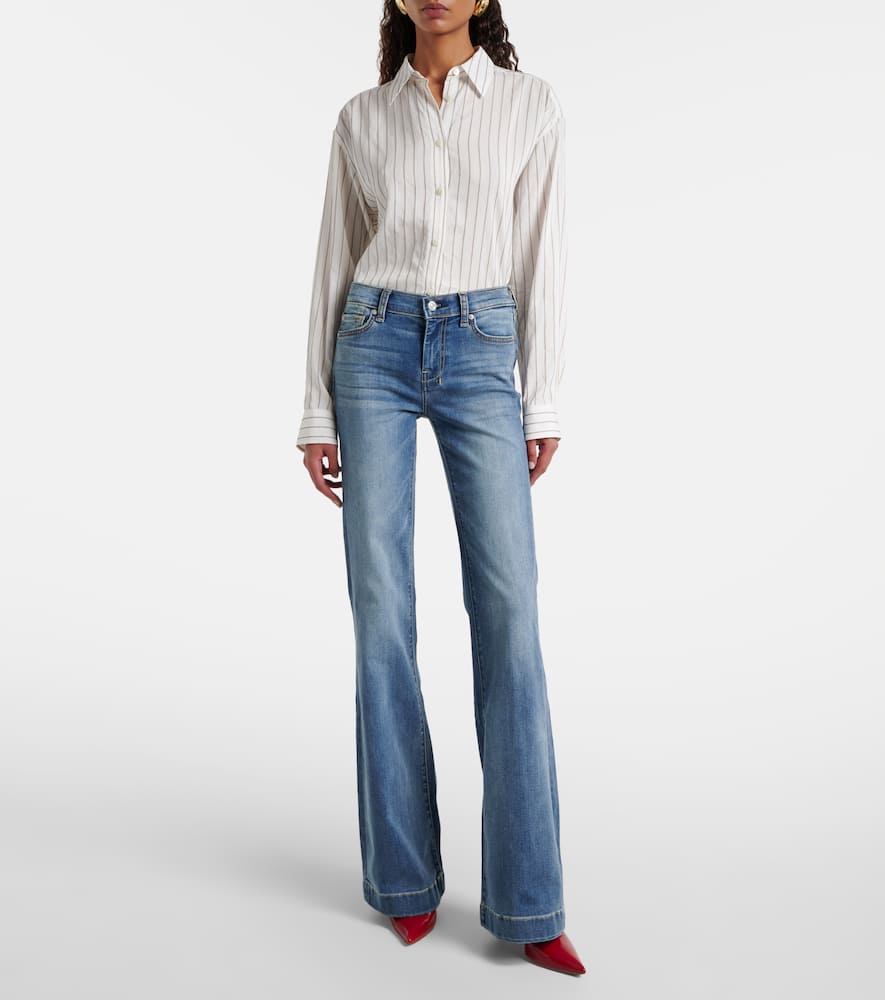 7 For All Mankind Soho Boot Cut Jeans In Blue