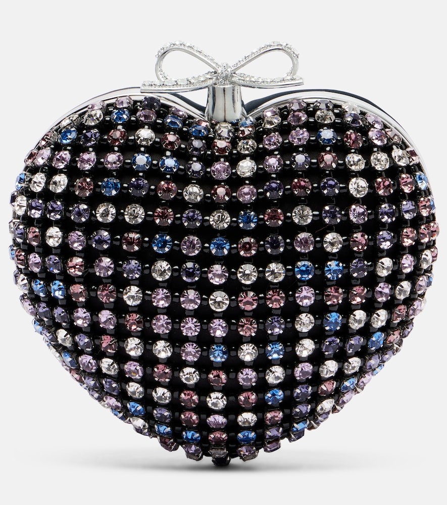 Self-Portrait Women's Multicoloured Crystal-Embellished Clutch - Mytheresa