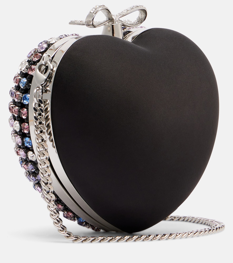  Self-portrait Self-portrait Crystal-embellished Clutch 