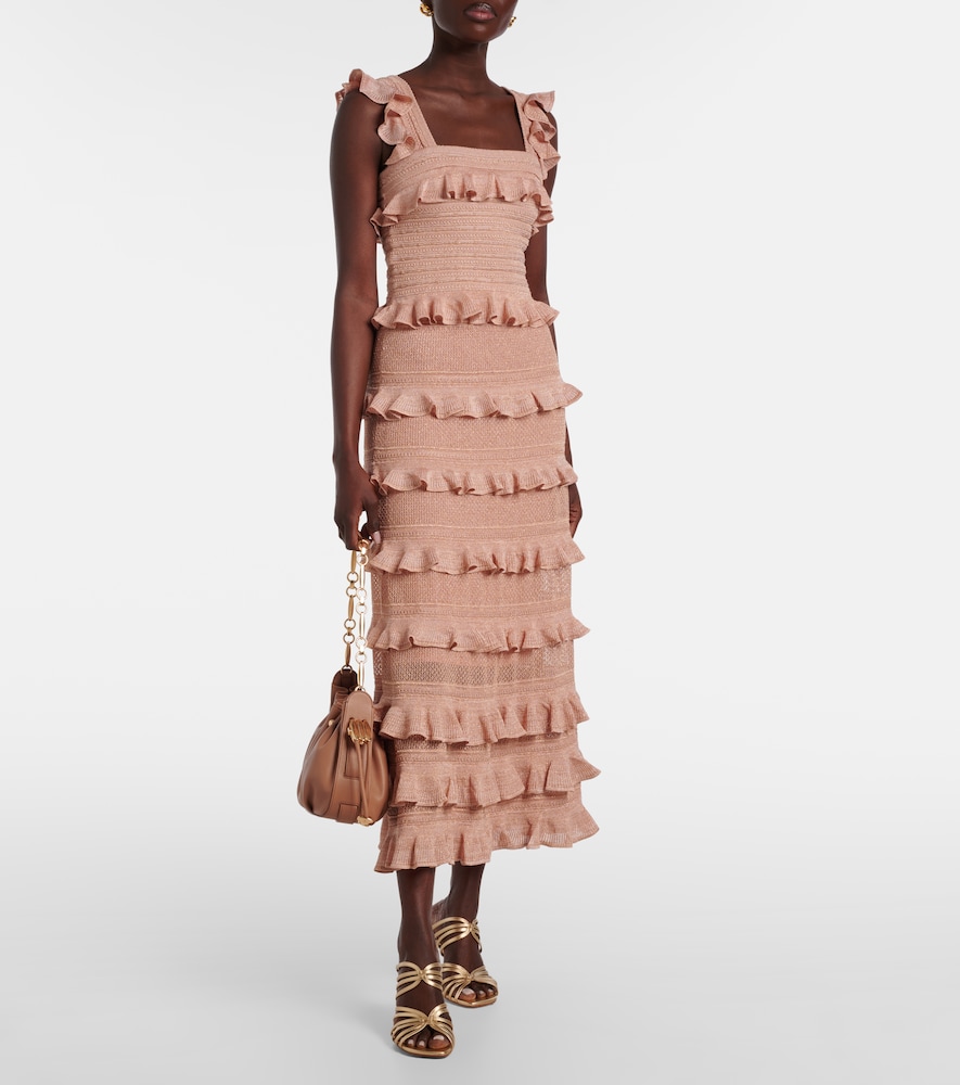  Zimmermann Zimmermann Rebellion Ruffled Lame Top 