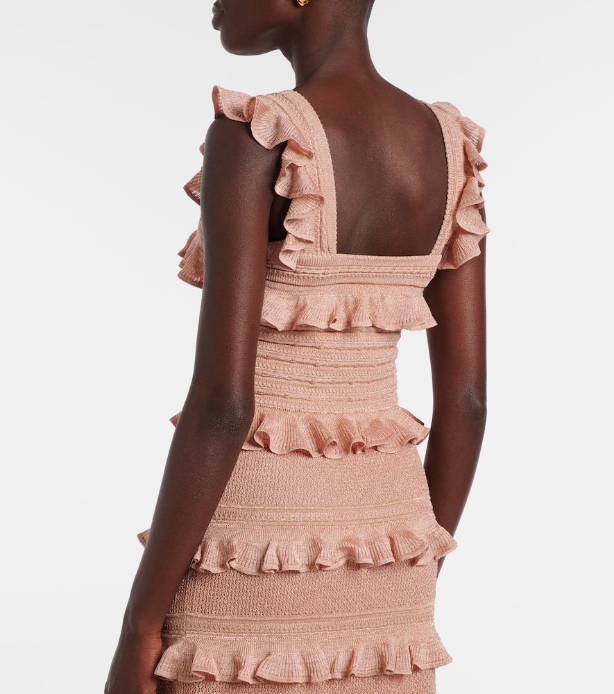  Zimmermann Zimmermann Rebellion Ruffled Lame Top 