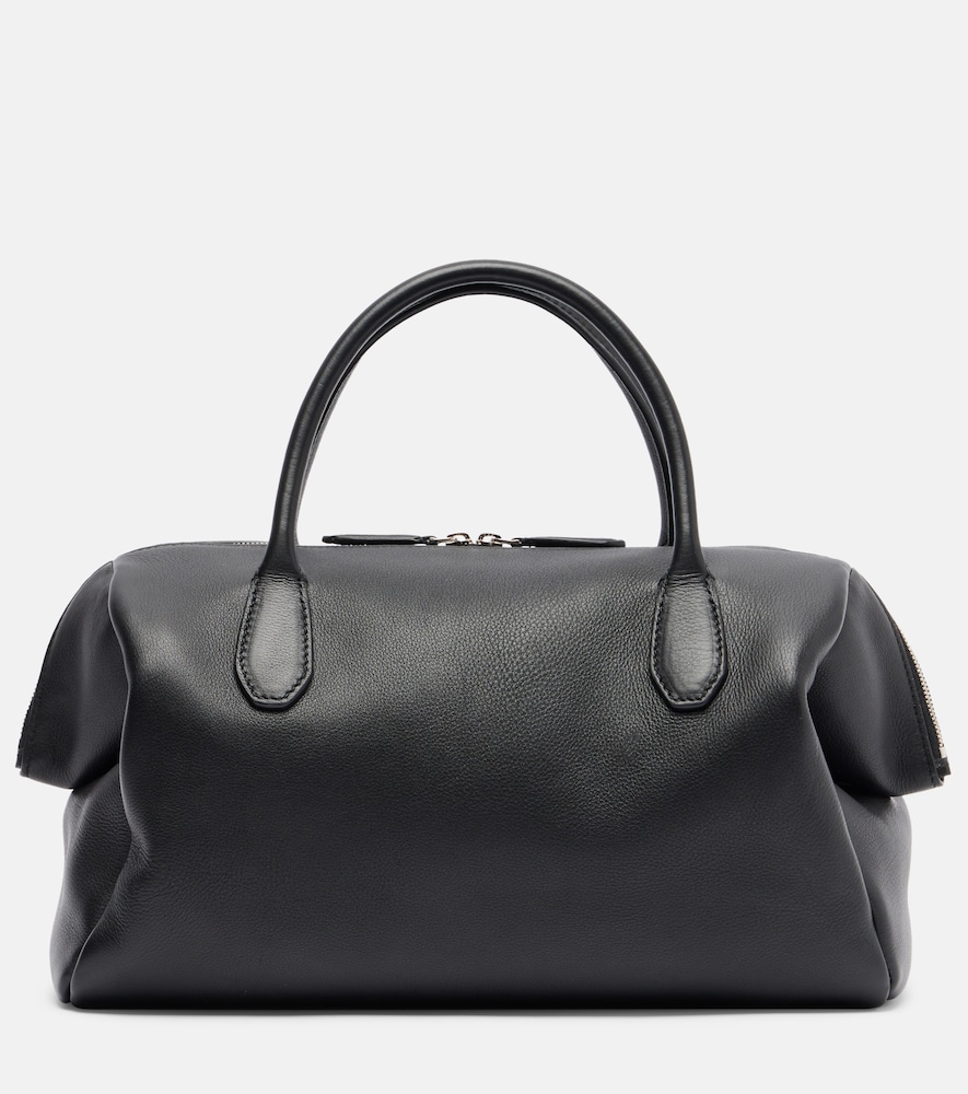 The Row Faye leather top-handle bag