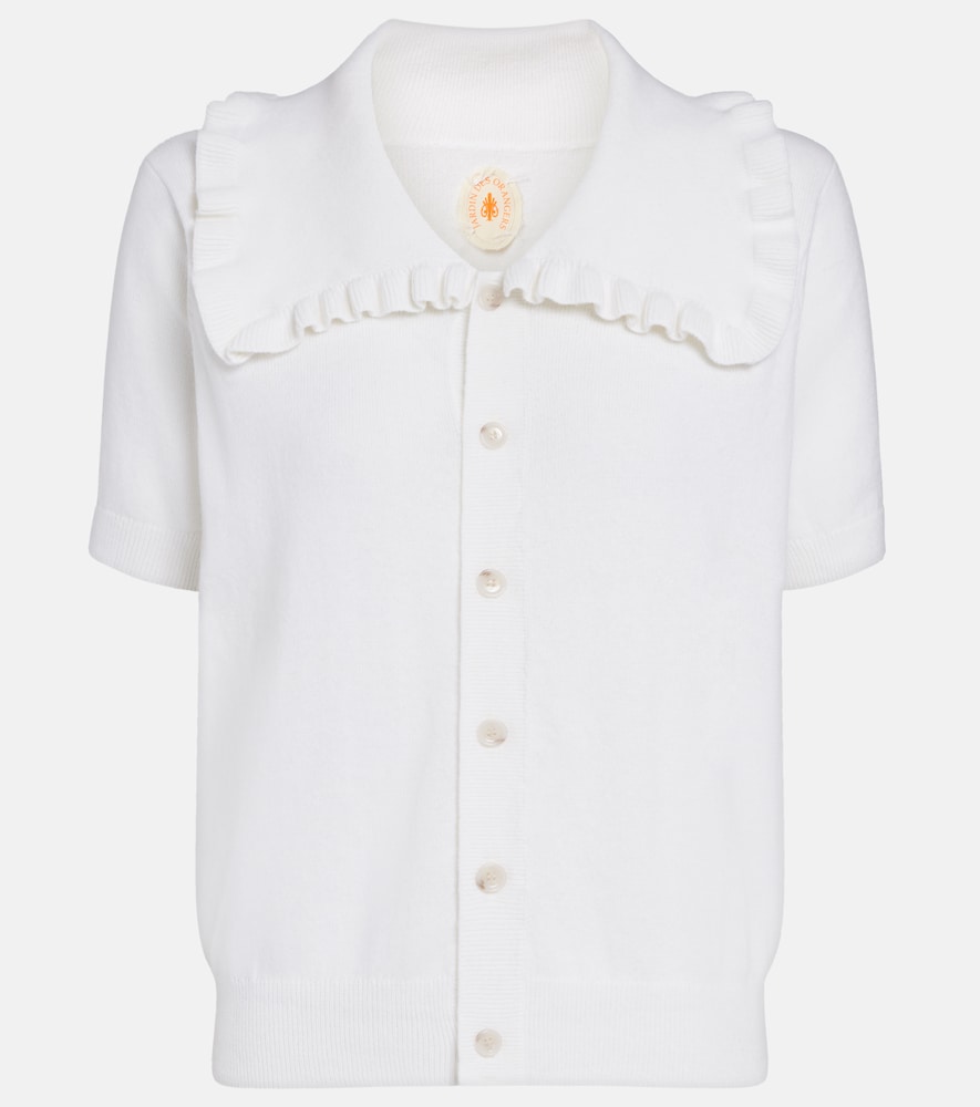 Jardin des Orangers Cotton and cashmere cardigan