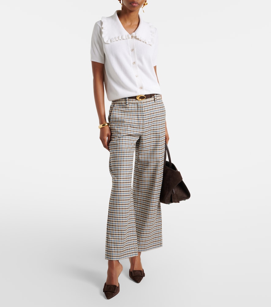 Jardin des Orangers Cotton and cashmere cardigan