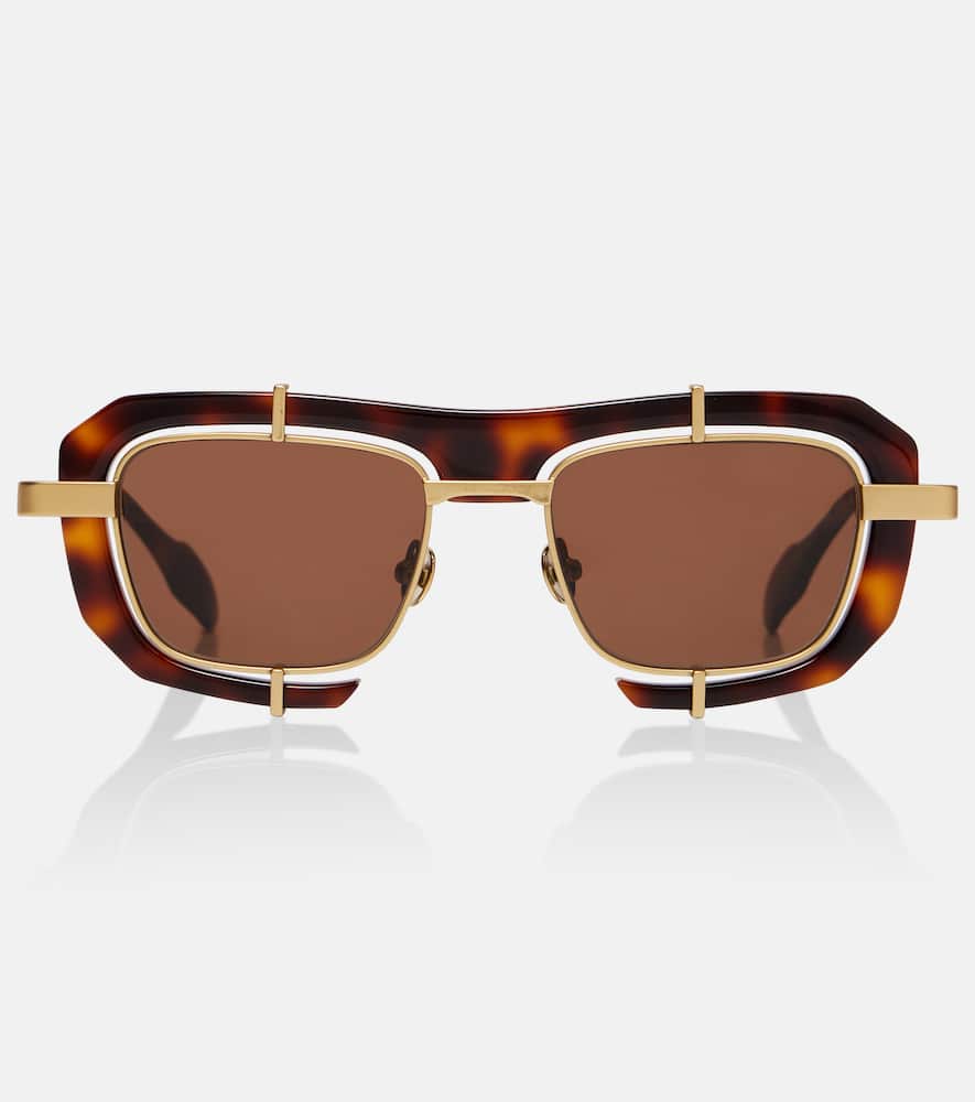 Jw Anderson Rectangular Sunglasses In Brown