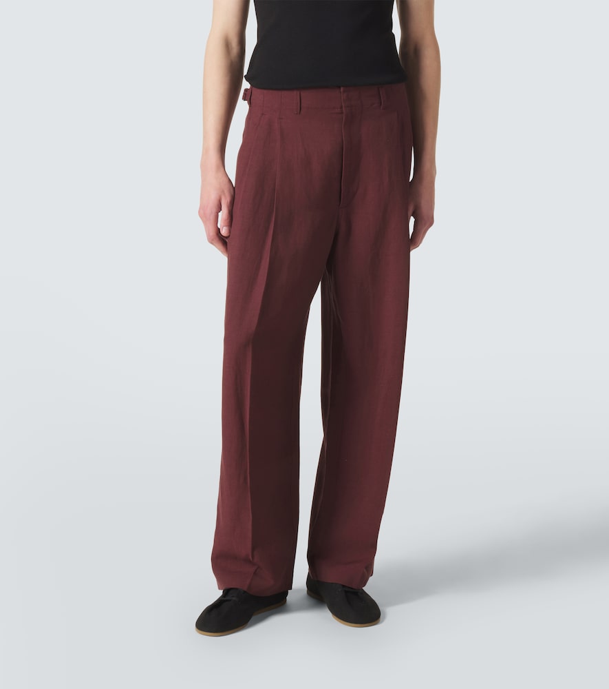 Lemaire Lemaire Weite Hose Aus Gabardine 