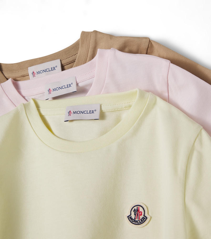  Moncler Enfant Moncler Enfant Set Aus Drei T-shirts Aus Baumwoll-jersey 