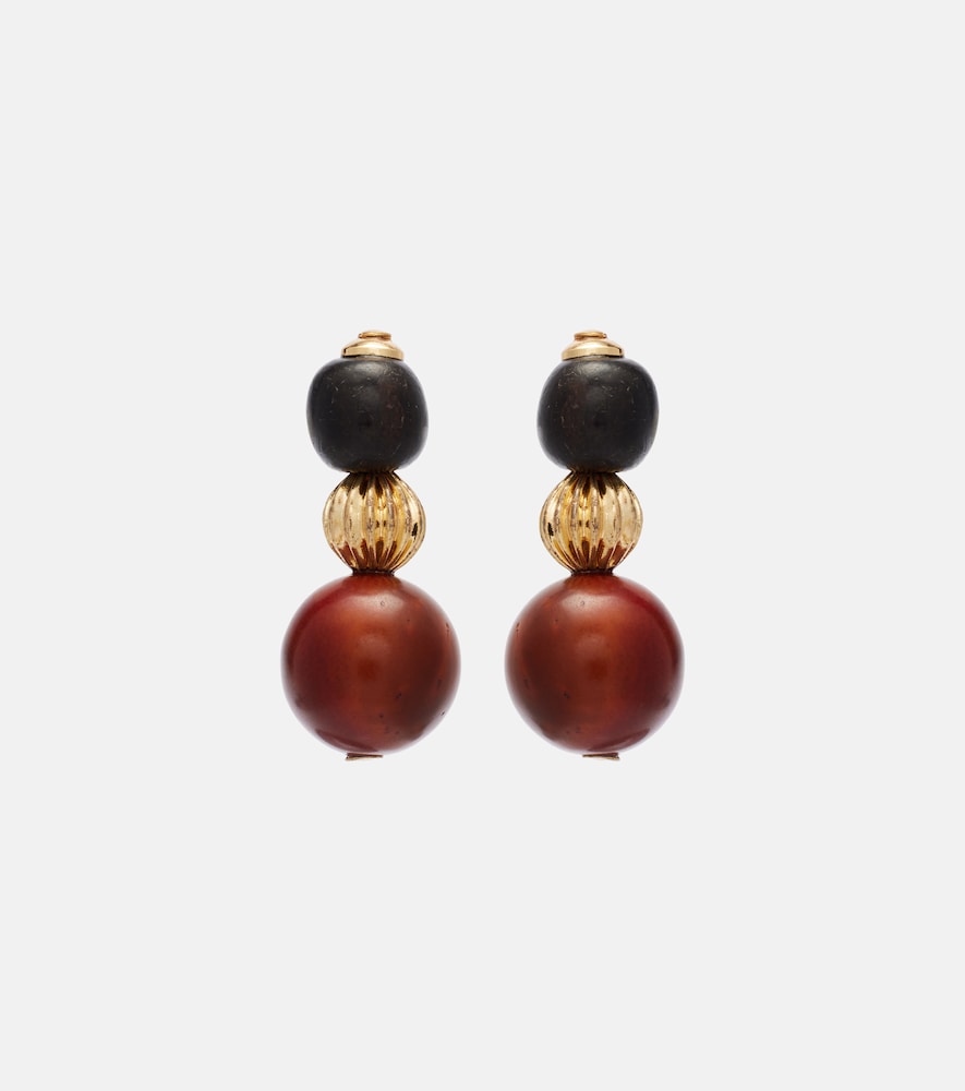 Orecchini pendenti Asher con perline