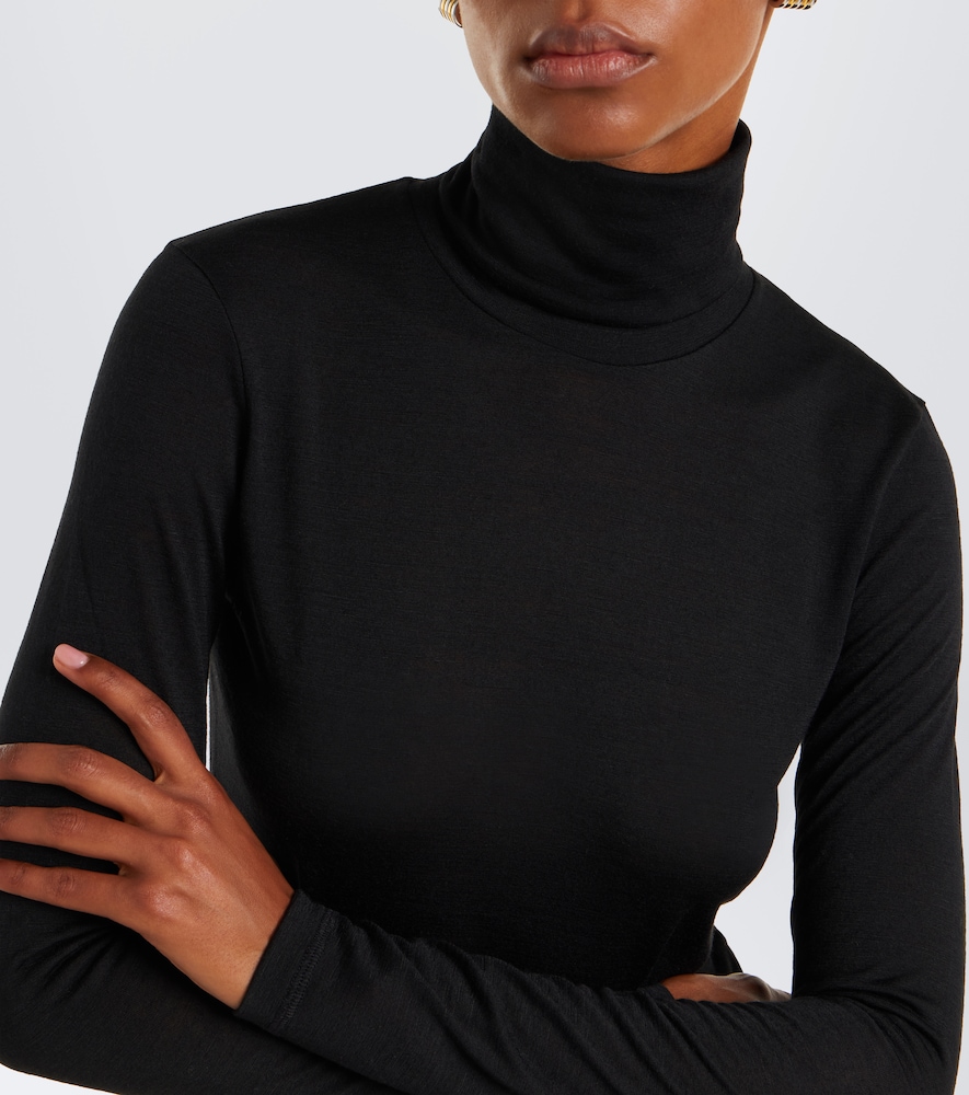 Jersey Turtleneck Top