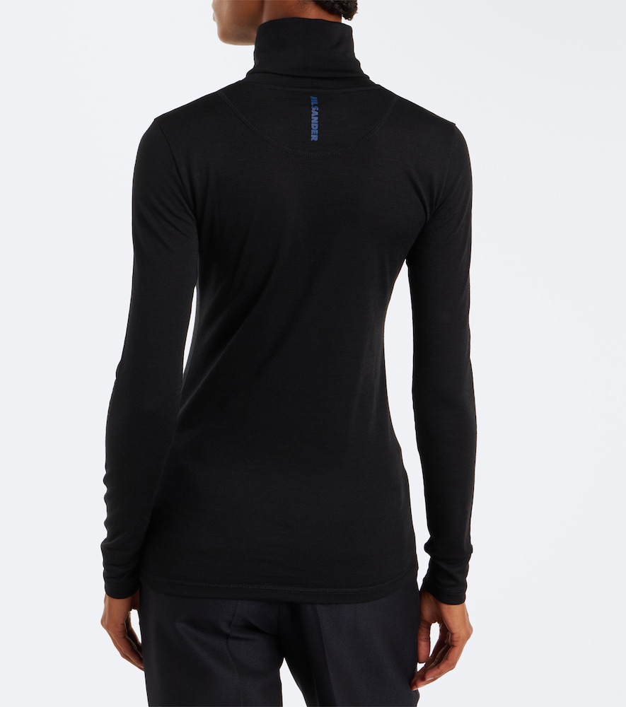 Jersey Turtleneck Top