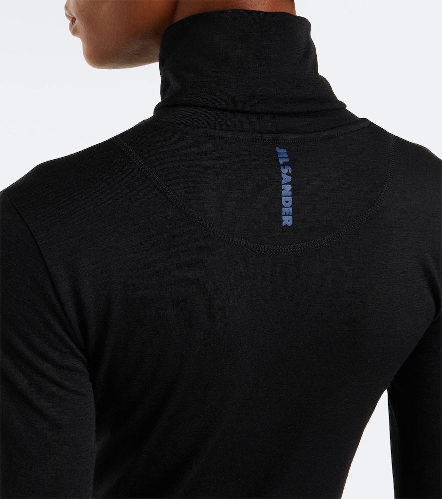 Jersey Turtleneck Top