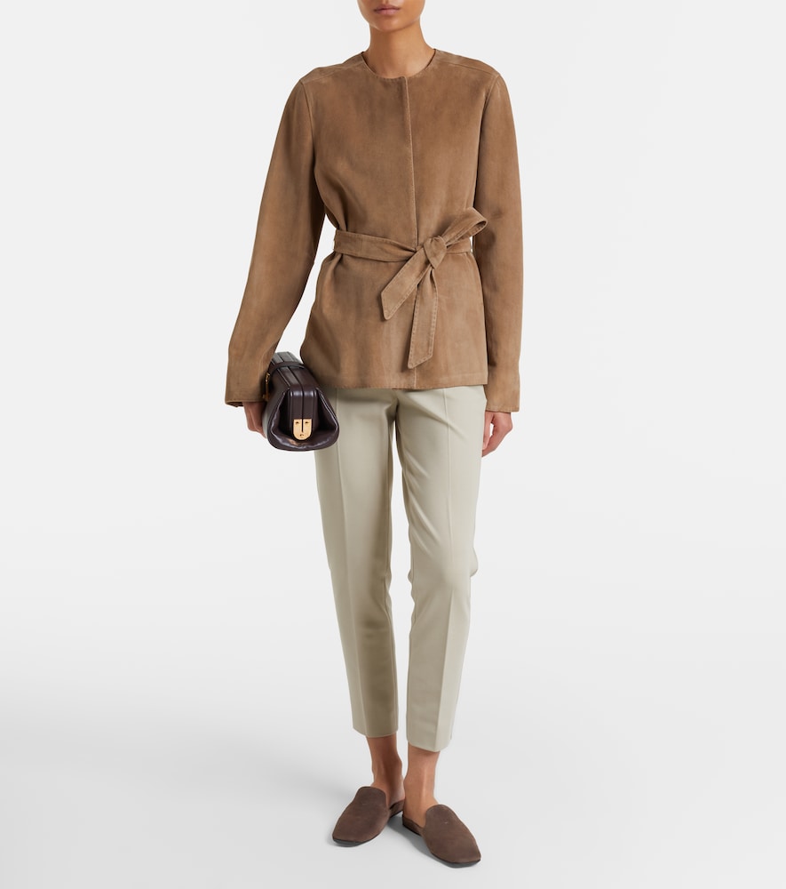  Max Mara Max Mara Schmale Cropped-hose Aus Jersey 