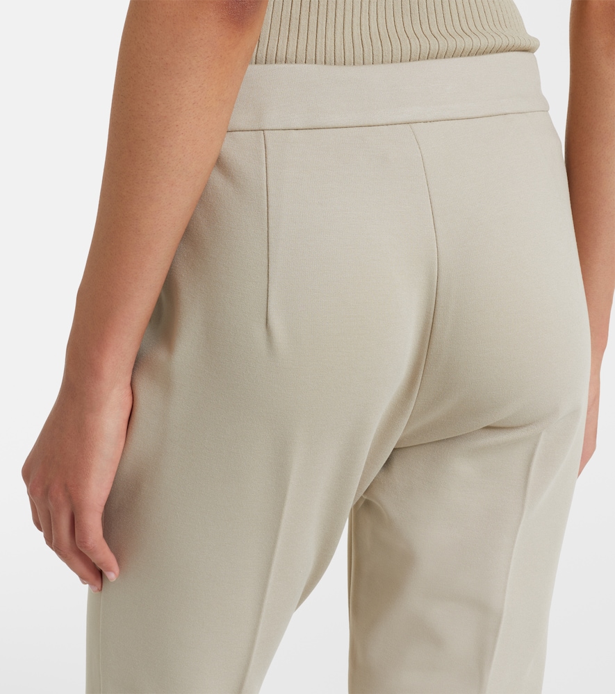  Max Mara Max Mara Schmale Cropped-hose Aus Jersey 