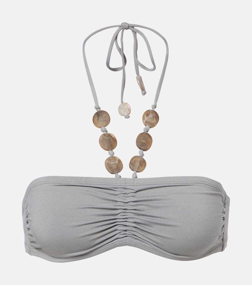 Bikini-Oberteil Lana mit Perlen