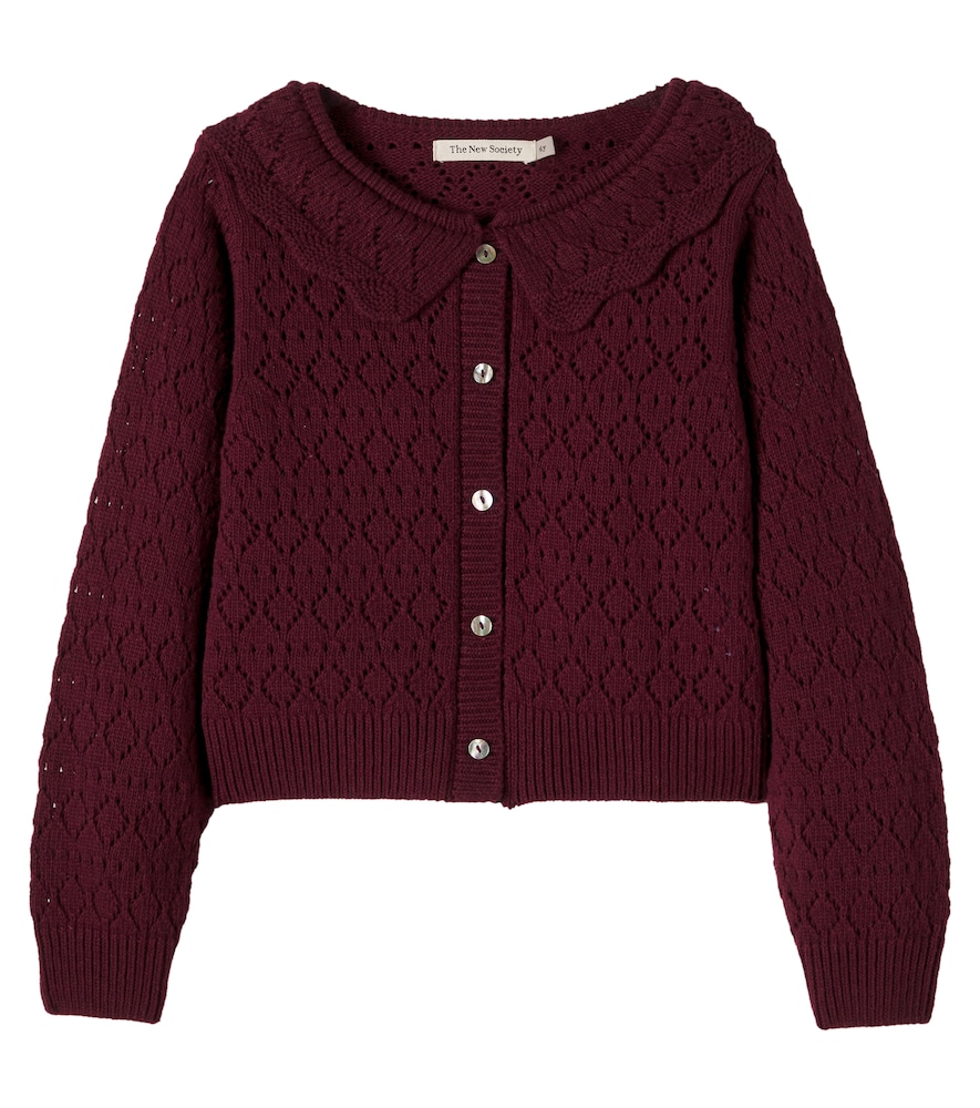 Cardigan Luma in maglia traforata