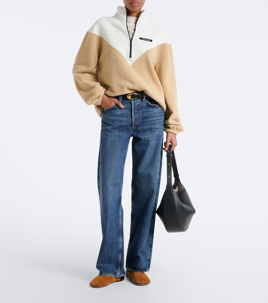 Tayen Colorblocked Fleece Sweatshirt