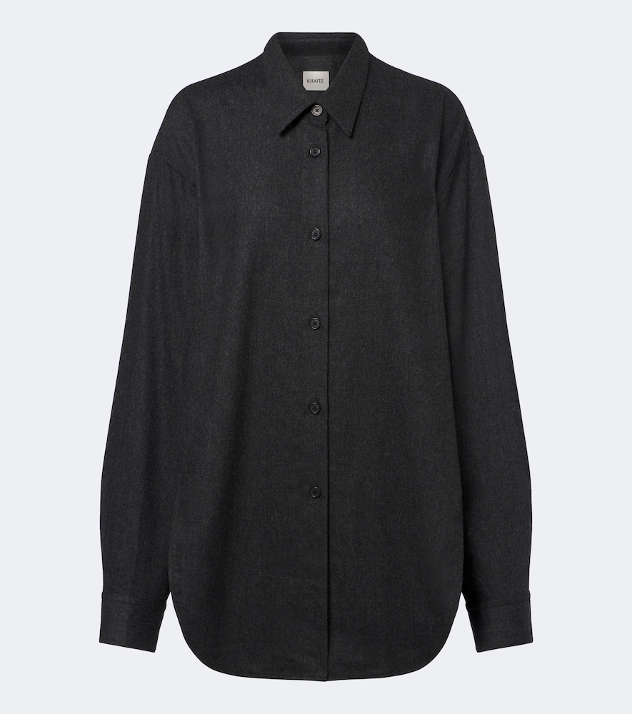 Oversize Hemd Goya aus Wolle und Cashmere