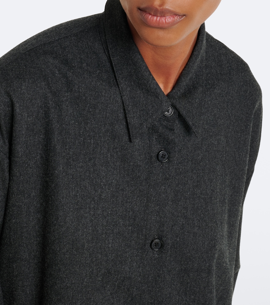 Goya Oversized Wool And Cashmere Shirt