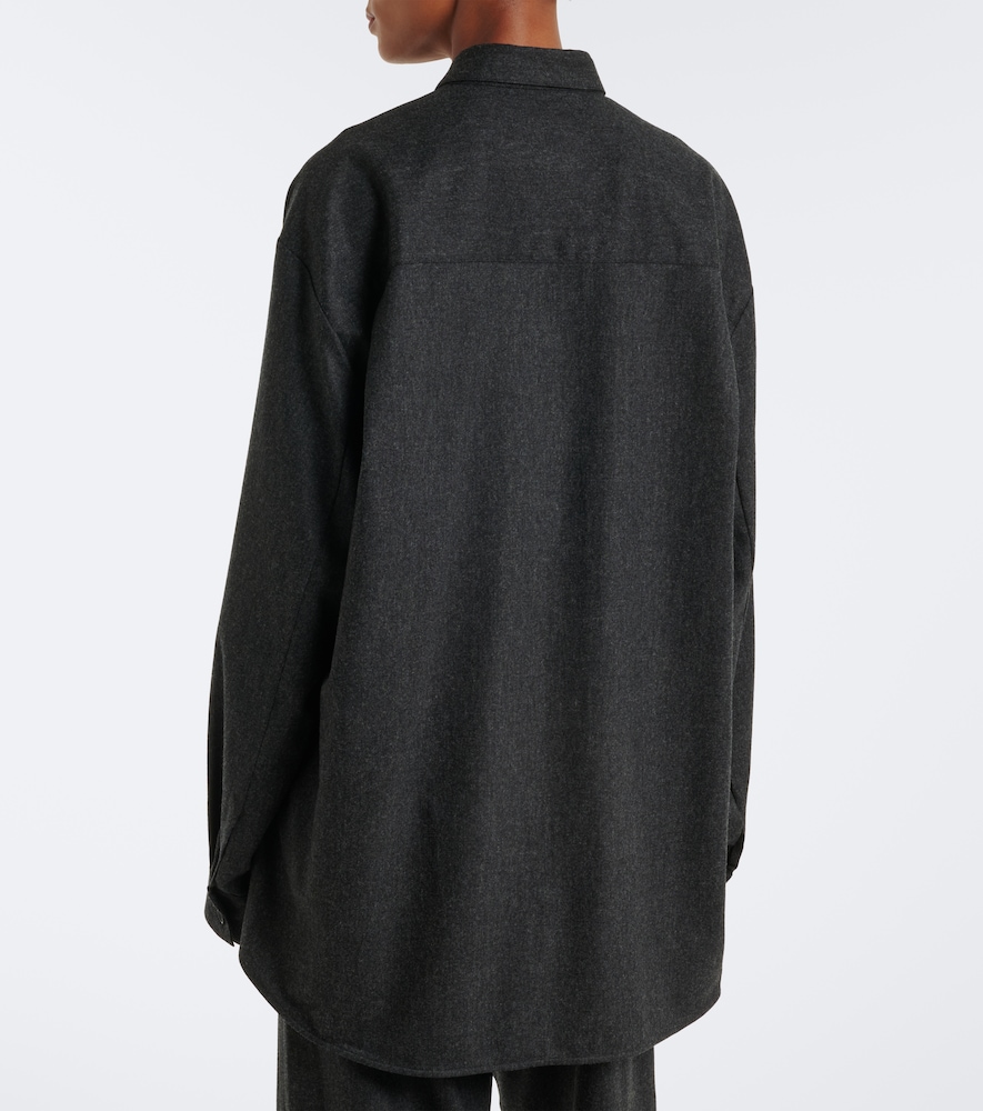 Goya Oversized Wool And Cashmere Shirt