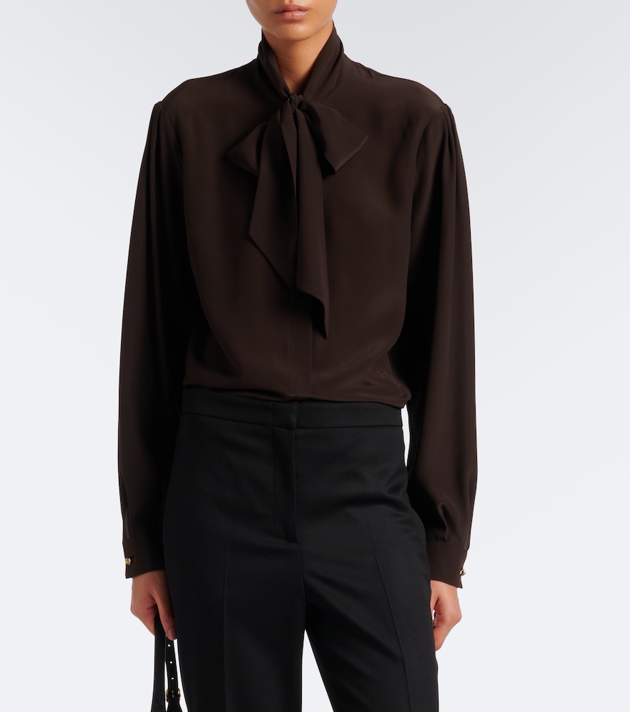 Tie-Neck Shirt
