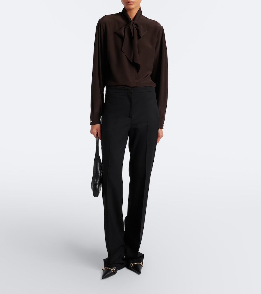Tie-Neck Shirt