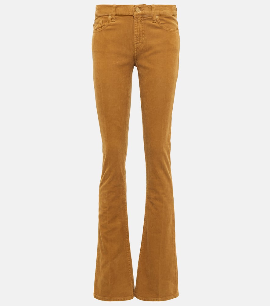 7 For All Mankind Mid-rise bootcut corduroy pants
