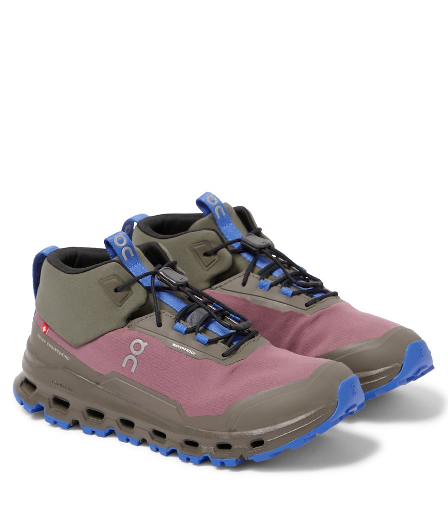 On Kids' Cloudhero Mid Waterproof Running Shoes In Green ModeSens