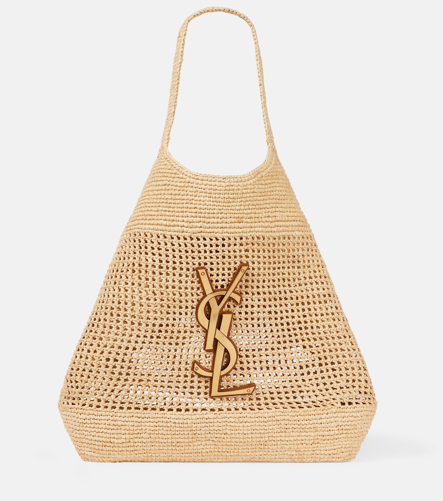 Saint Laurent Icare Maxi raffia tote bag