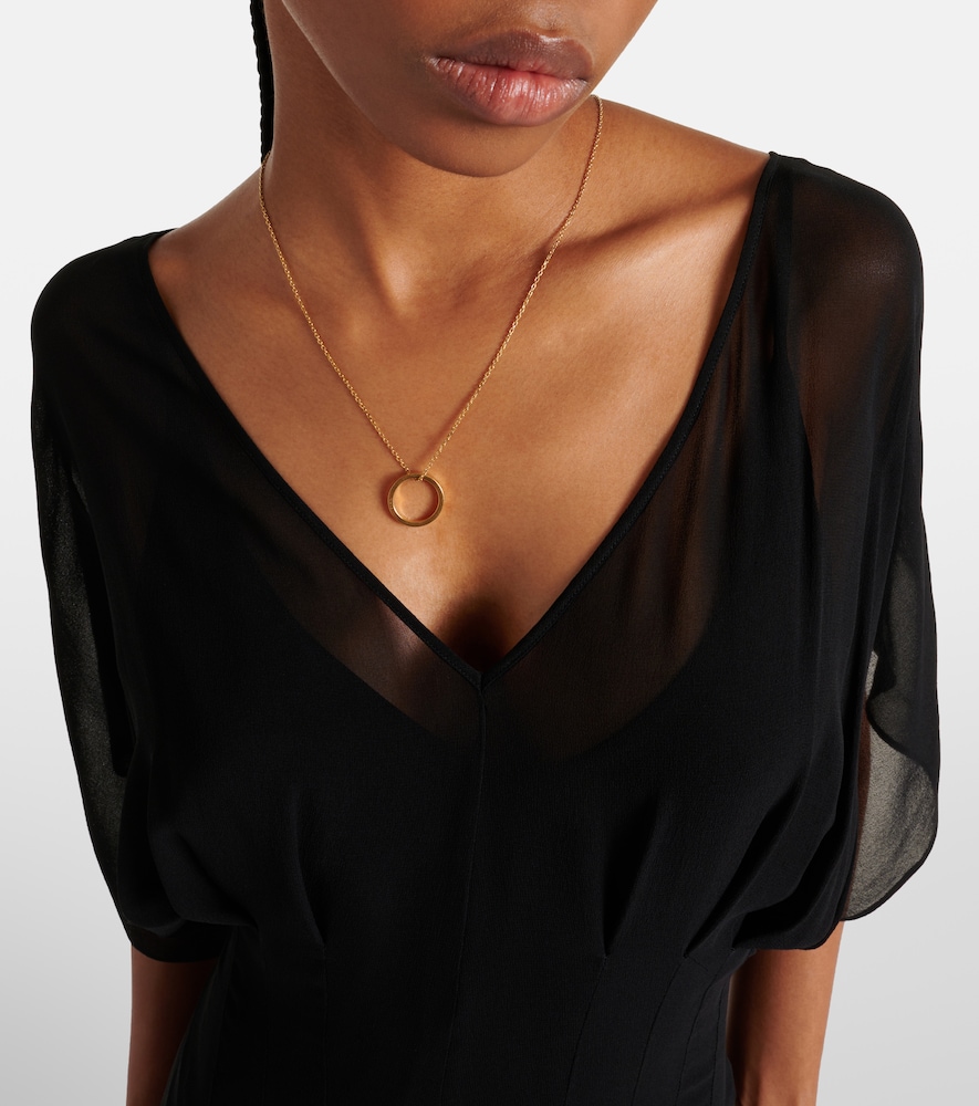  Max Mara Max Mara Murge Draped Silk Gown 