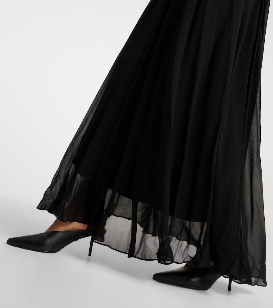  Max Mara Max Mara Murge Draped Silk Gown 