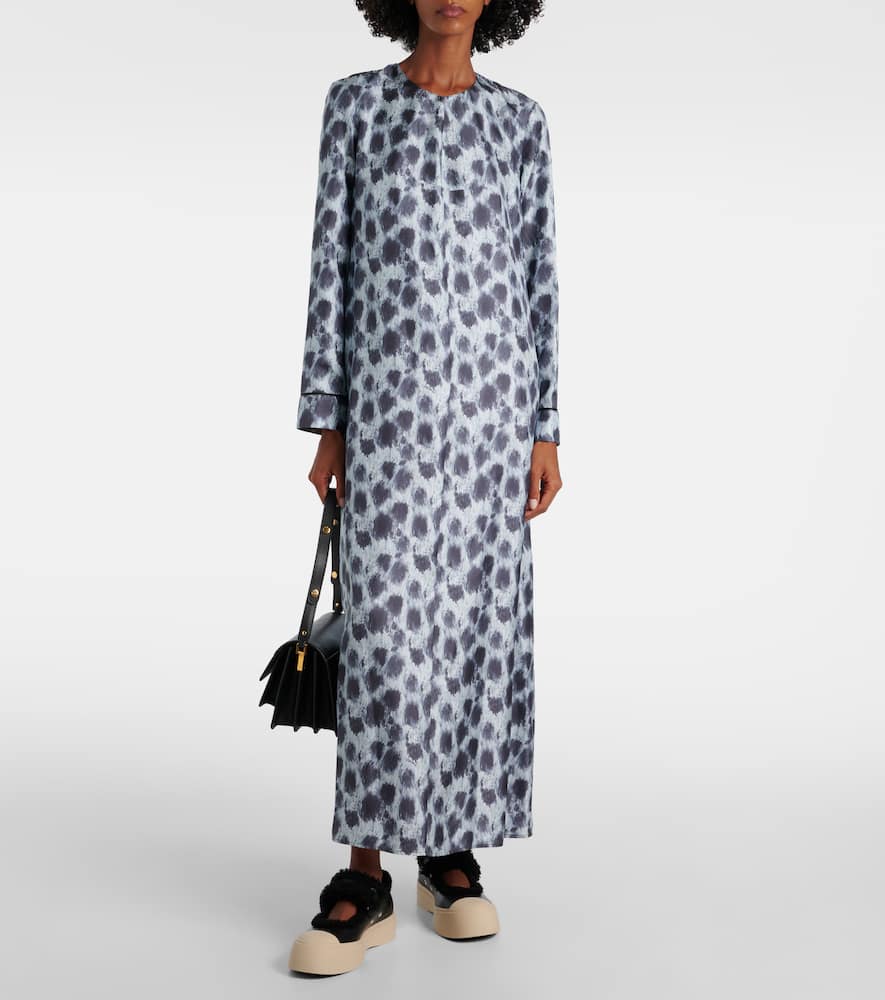 Marni Leather Sneakers In Schwarz